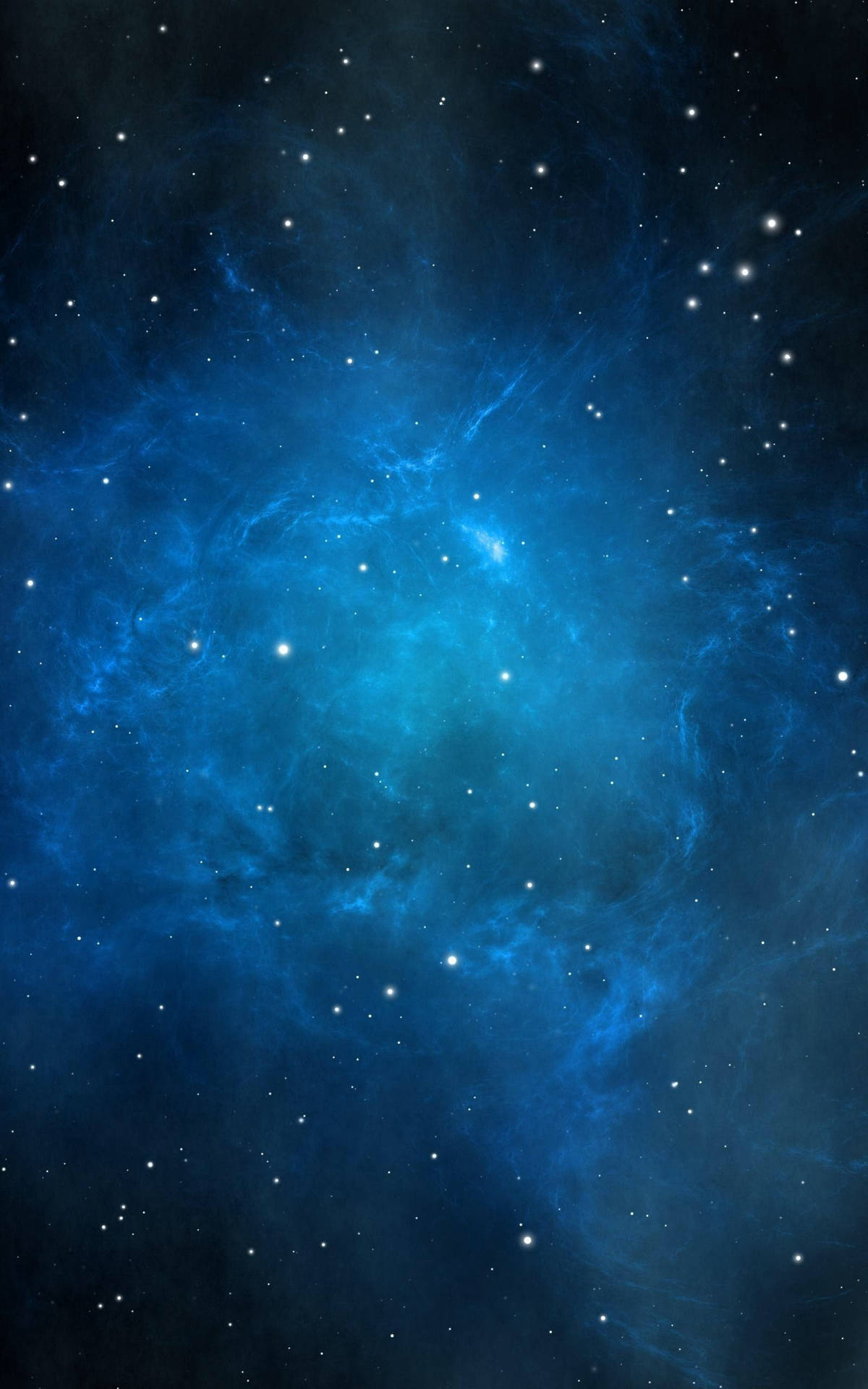 Blue Galaxy Cell Phone Picture Background