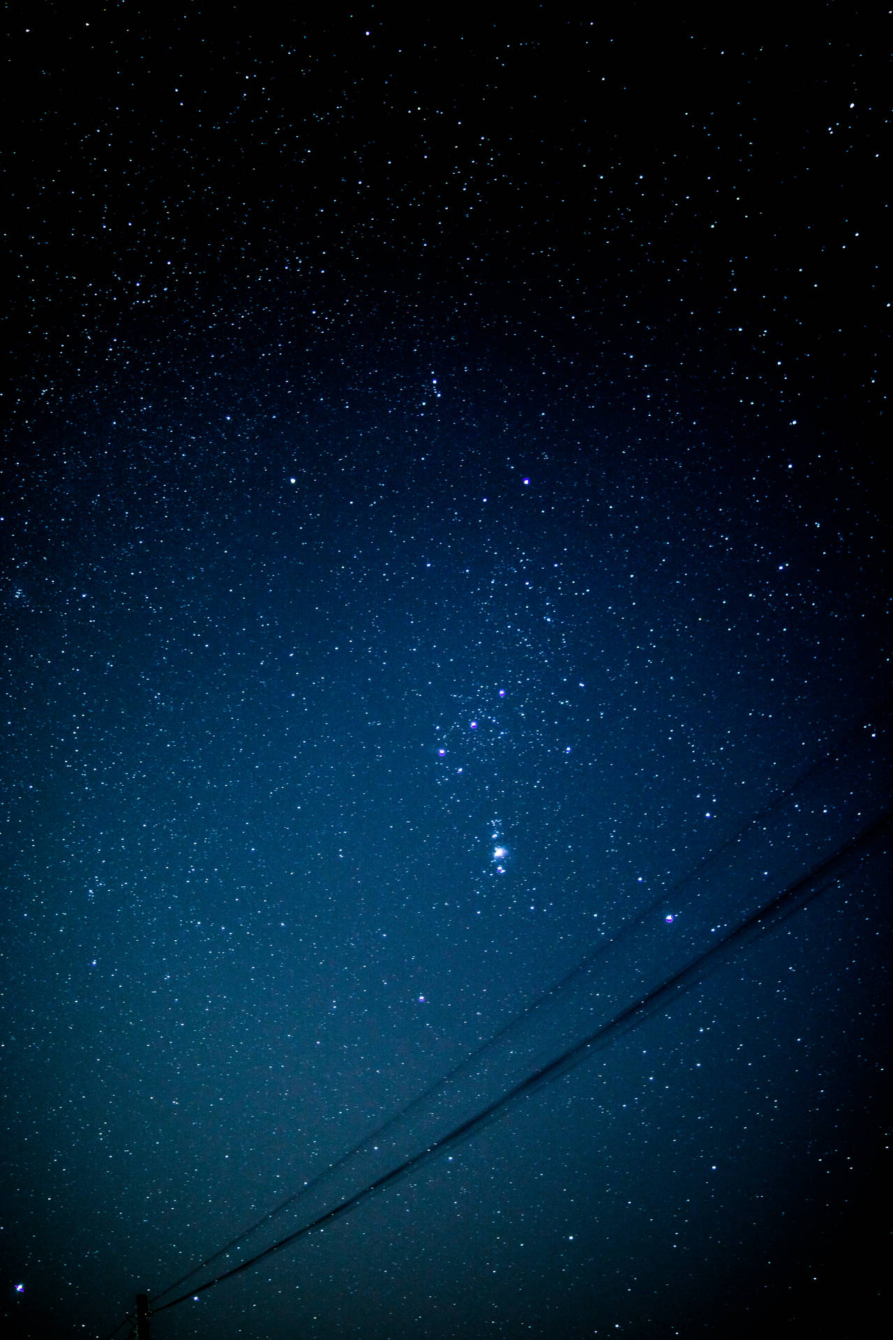 Blue Galaxy Showered With Stars Wallpaper