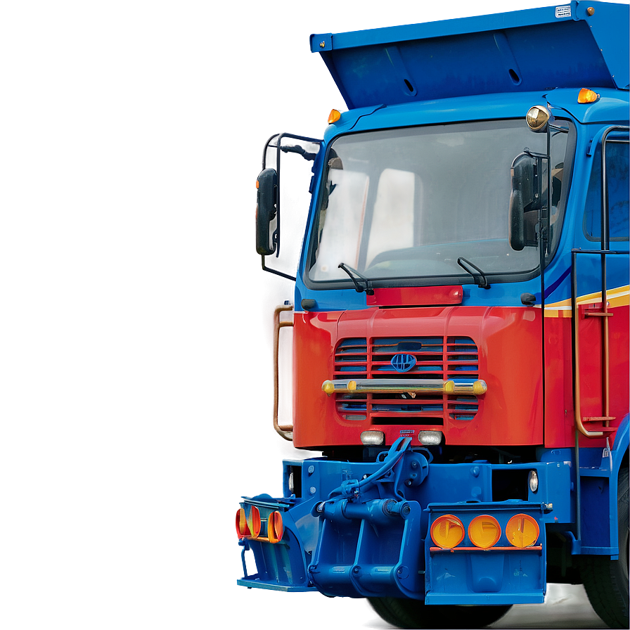 Blue Garbage Truck Png 06202024 PNG