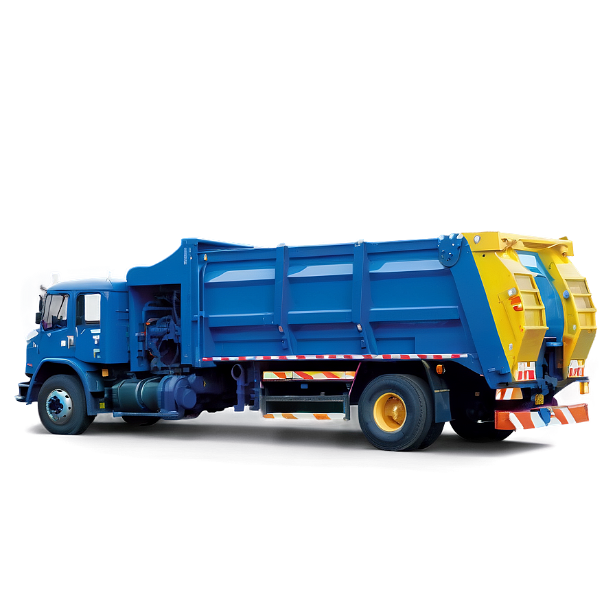 Blue Garbage Truck Png 13 PNG