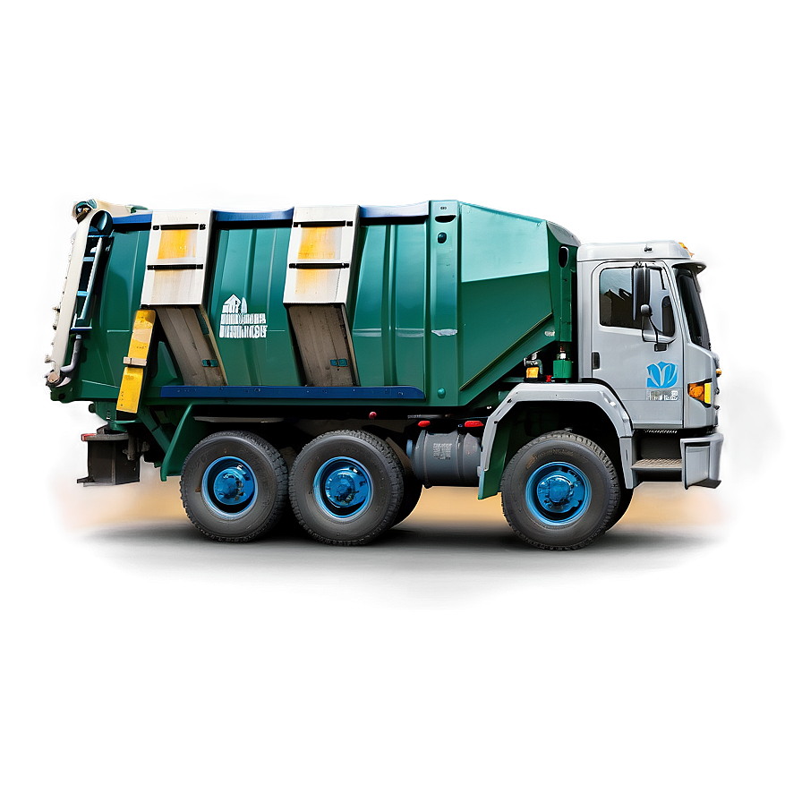 Blue Garbage Truck Png 50 PNG