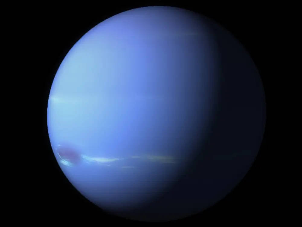 Blue Gas Giant Planet Wallpaper