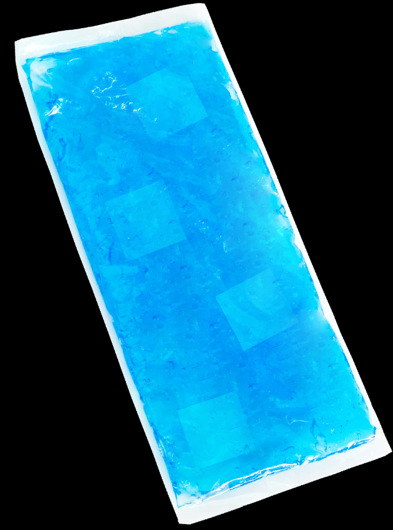 Blue Gel Ice Pack Isolated PNG