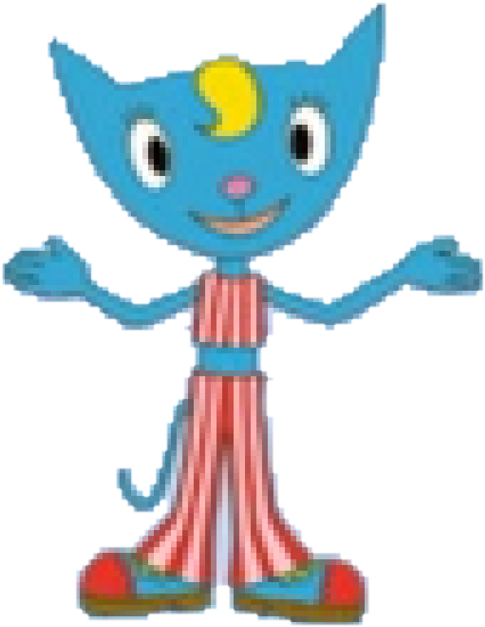 Blue Genie Character PNG