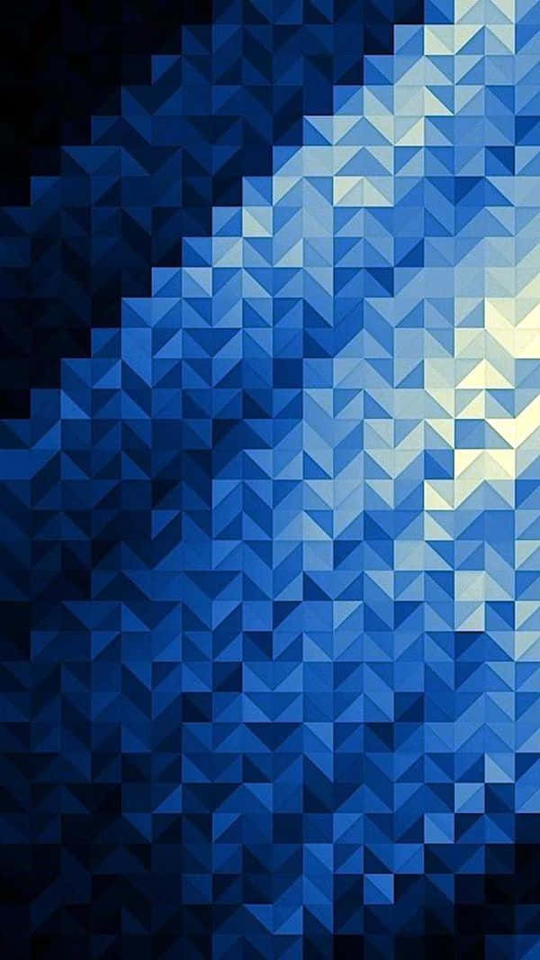 A Blue Abstract Background With Triangles Wallpaper