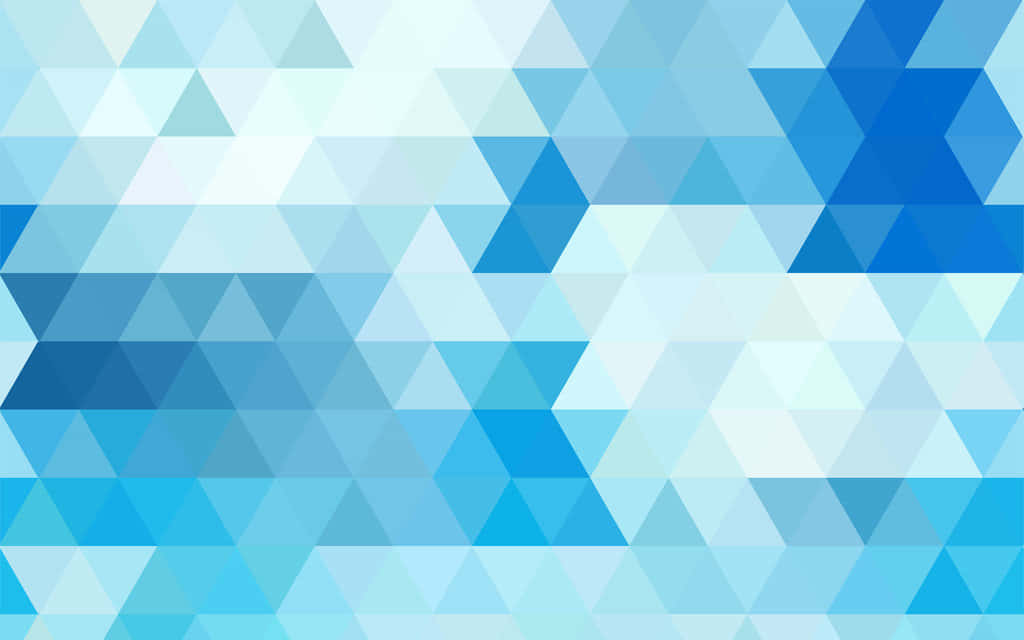 A Blue And White Triangle Background Wallpaper