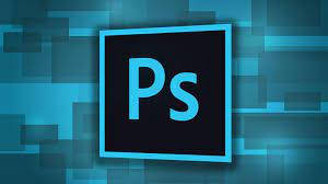 Blue Geometric Adobe Photoshop Wallpaper
