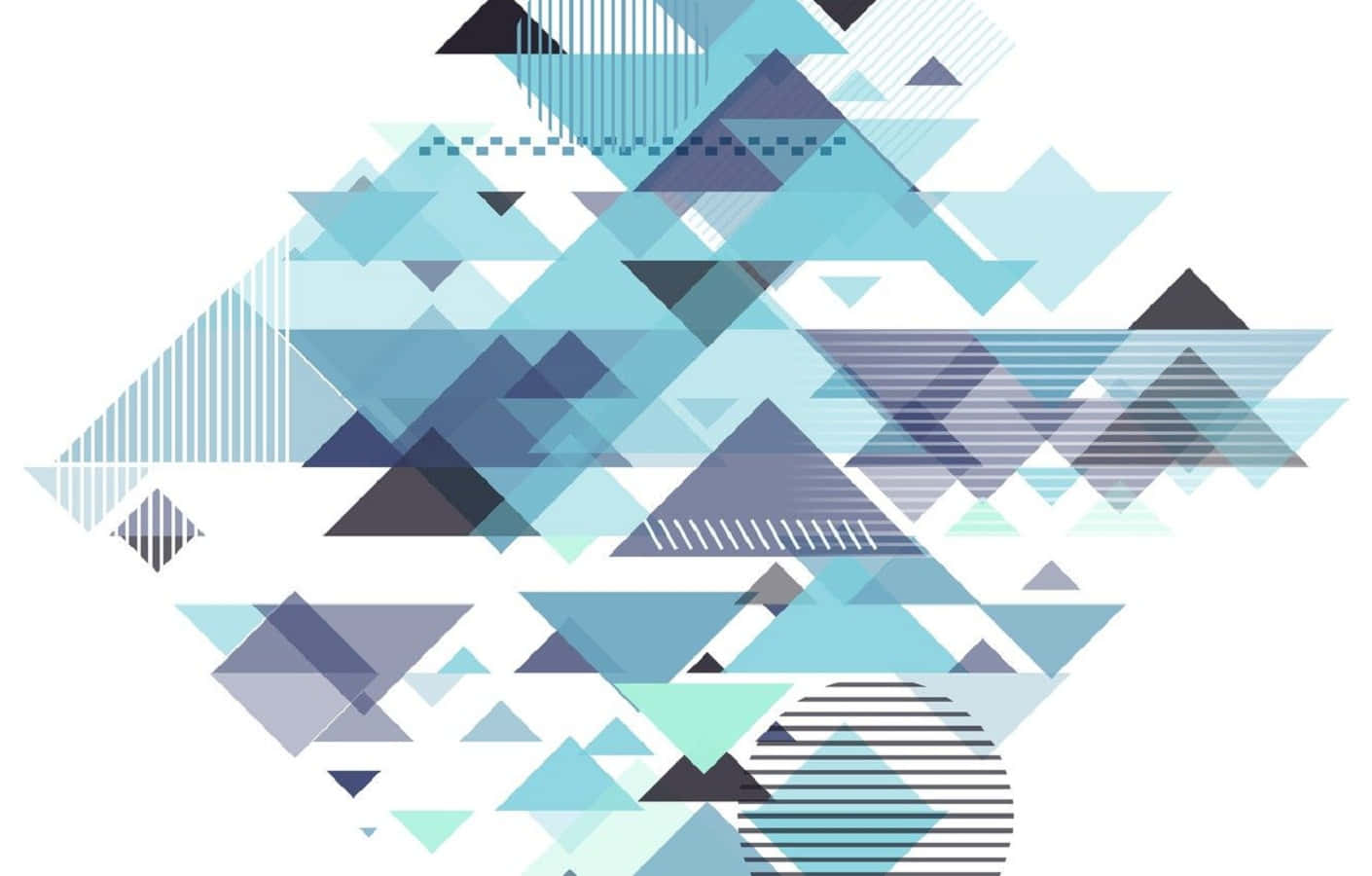 Blue Geometric Background