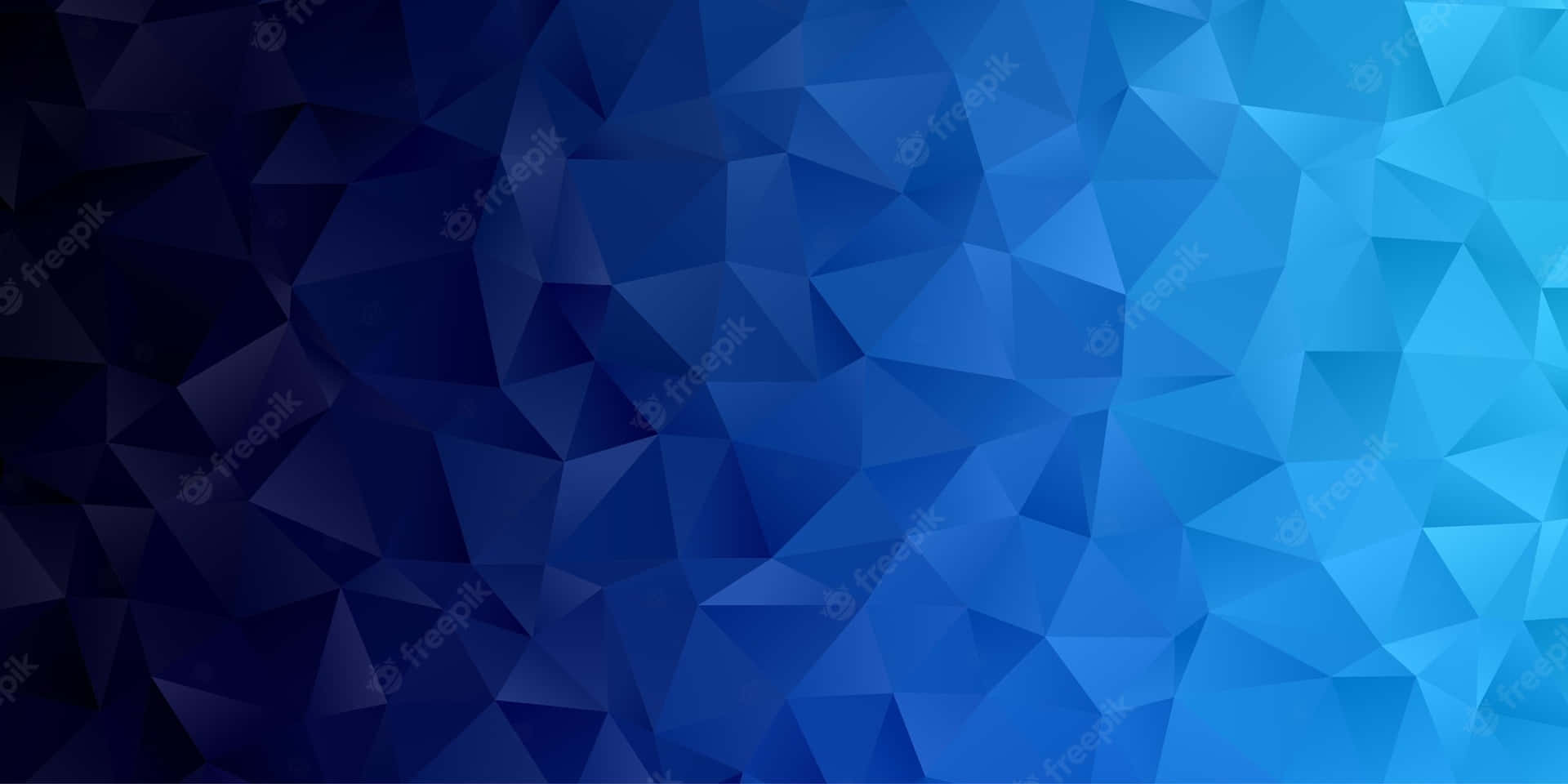 Image  Blue Geometric Pattern Wallpaper