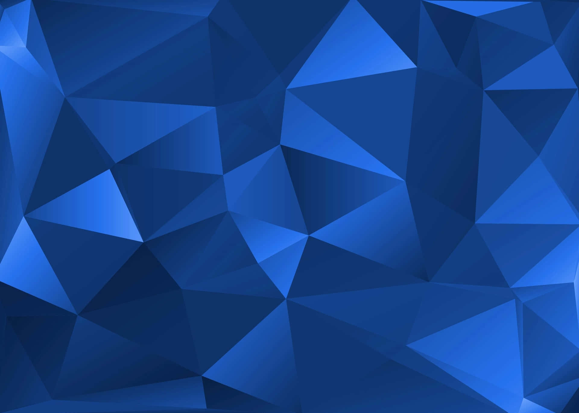 Bold Blue Geometric Pattern Wallpaper