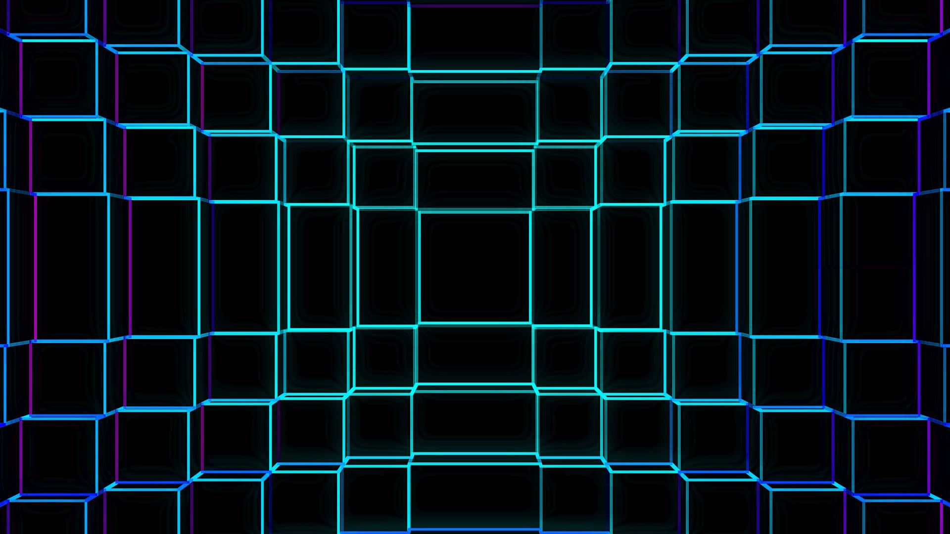 Geometric Blue Patterns Wallpaper
