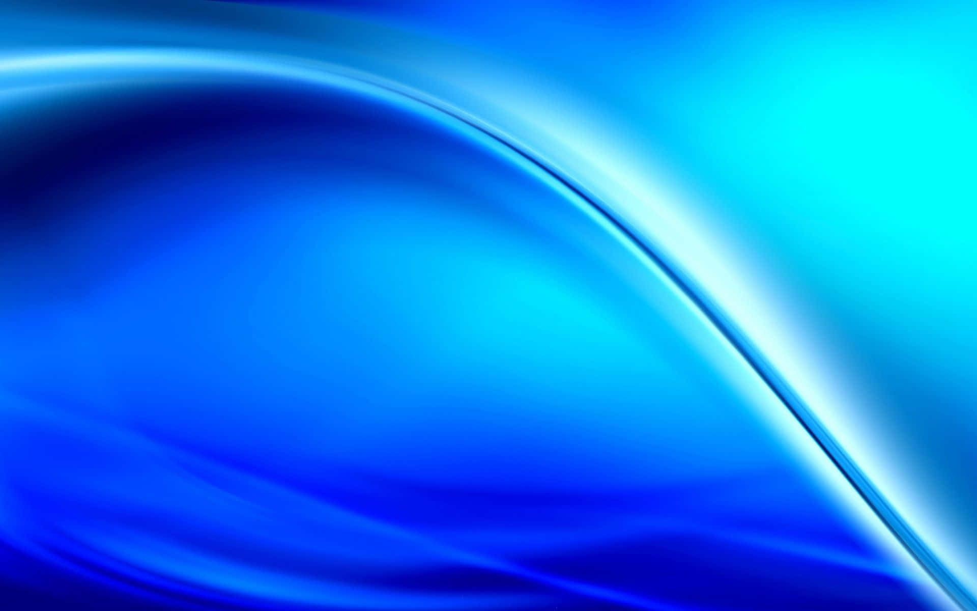 Blue Abstract Background With Waves Wallpaper