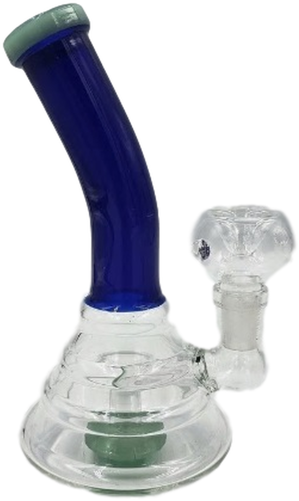 Blue Glass Bong PNG