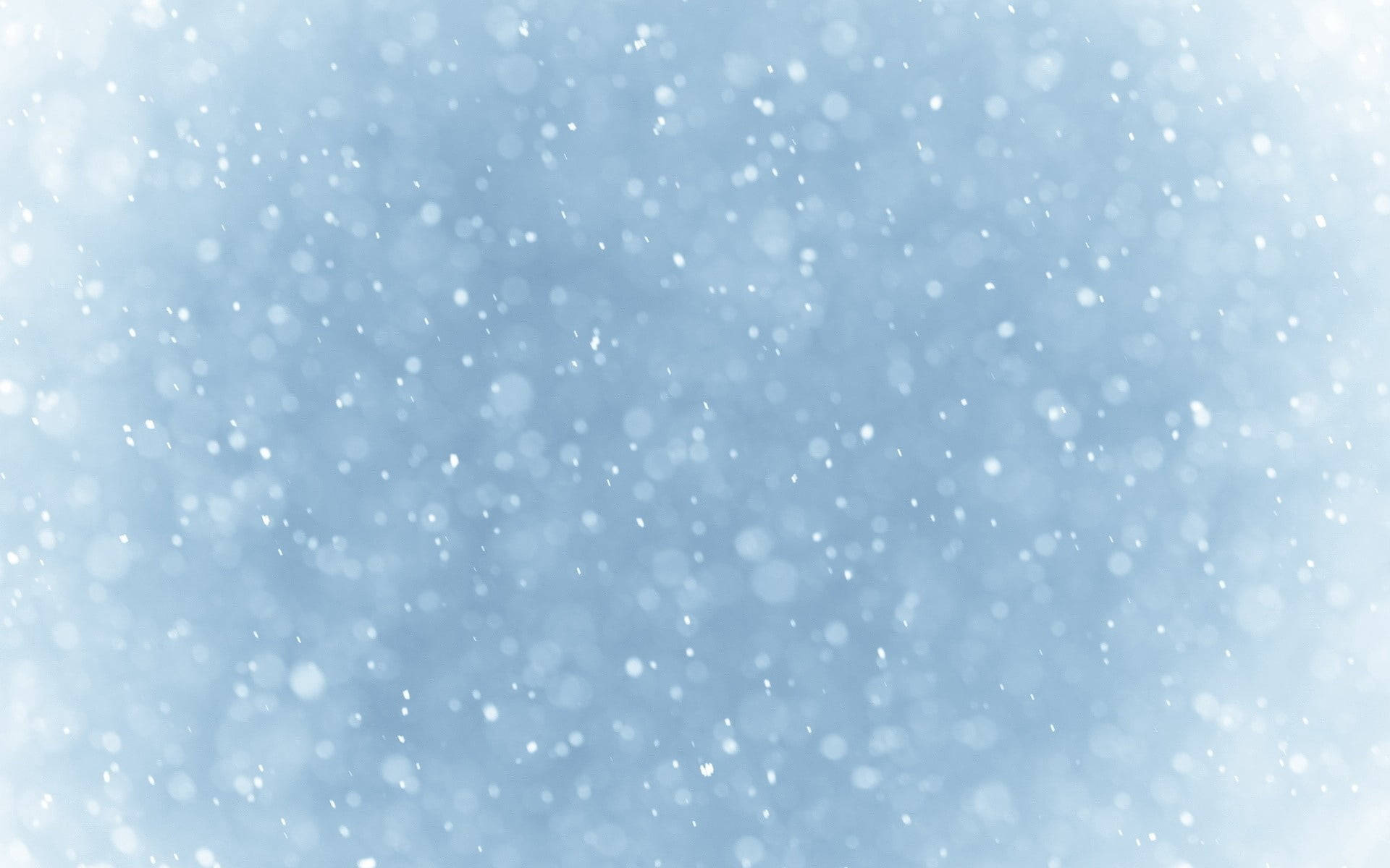 Blue Glitter Fluttering Snowflakes Wallpaper