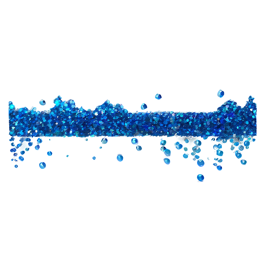 Blue Glitter Line Detail Png Ltr56 PNG