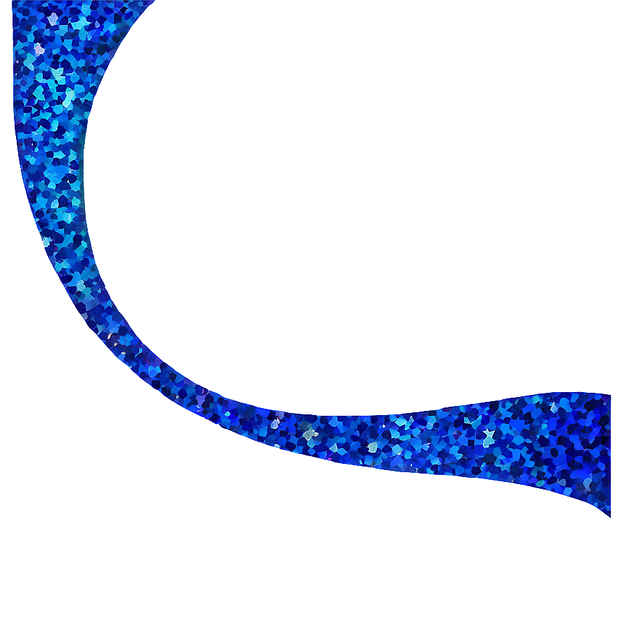 Blue Glitter Waves Png Lkl PNG