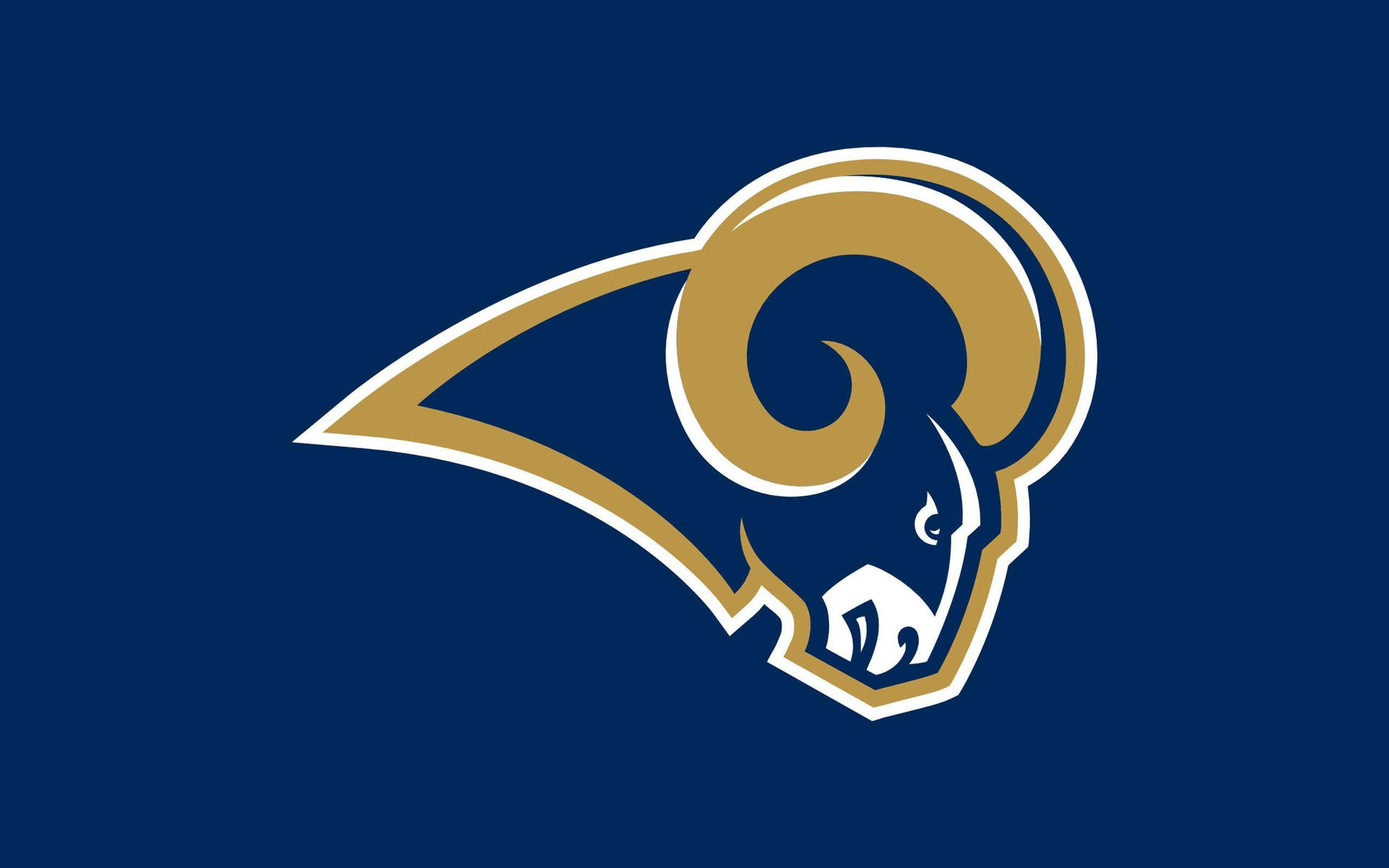 Blue Gold Rams NFL Team Logo Wallpaper