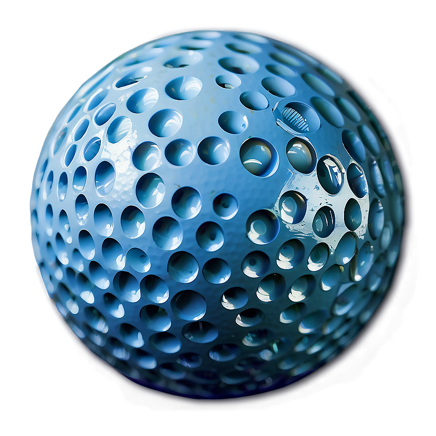 Blue Golf Ball Png 06132024 PNG