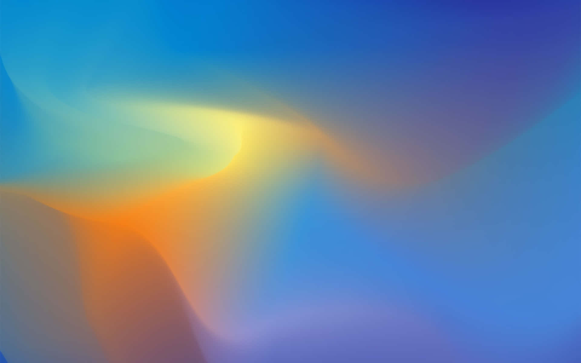 Yellow And Blue Gradient Background