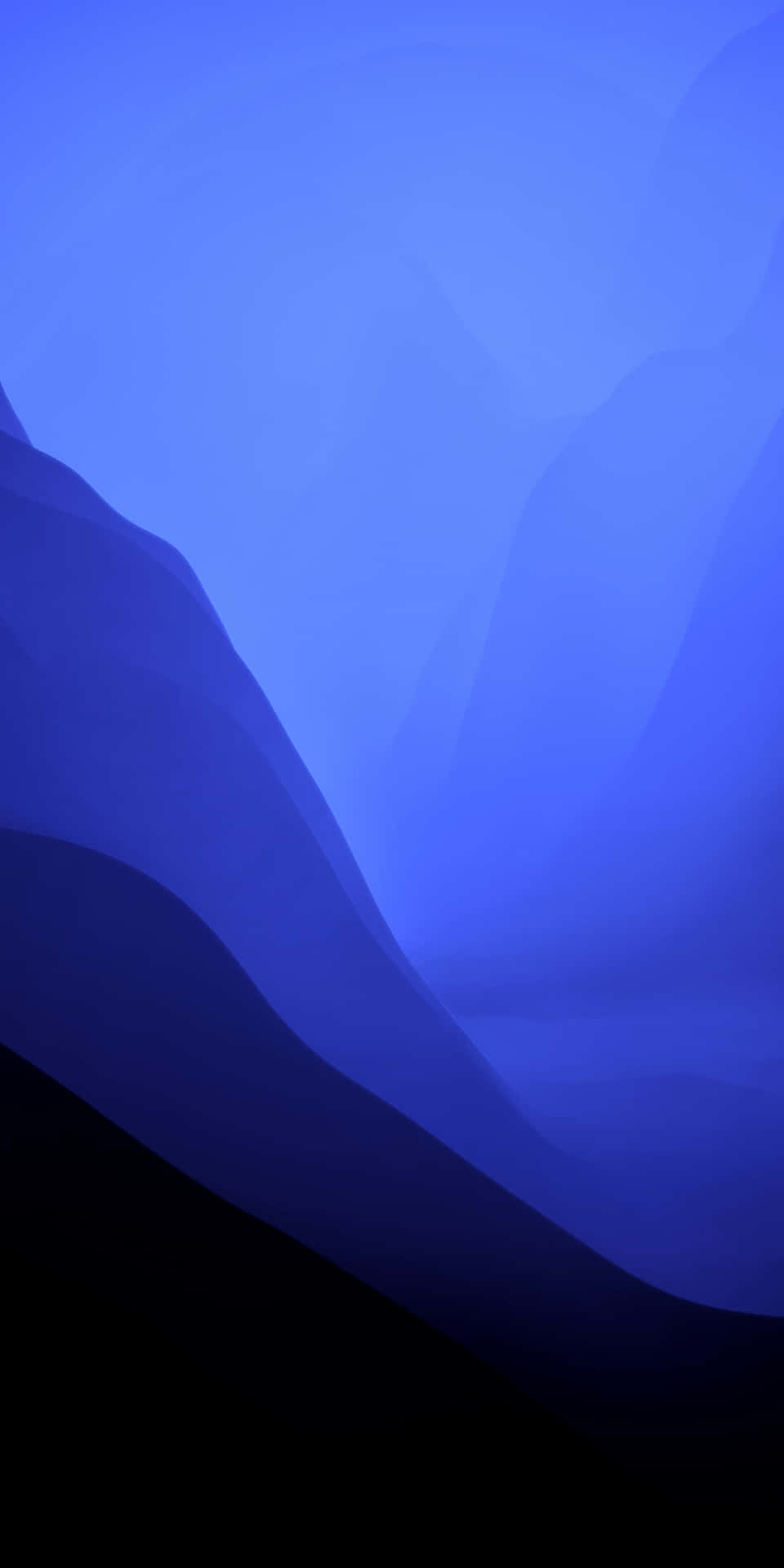 Blue Gradient Hills Abstract.jpg Wallpaper
