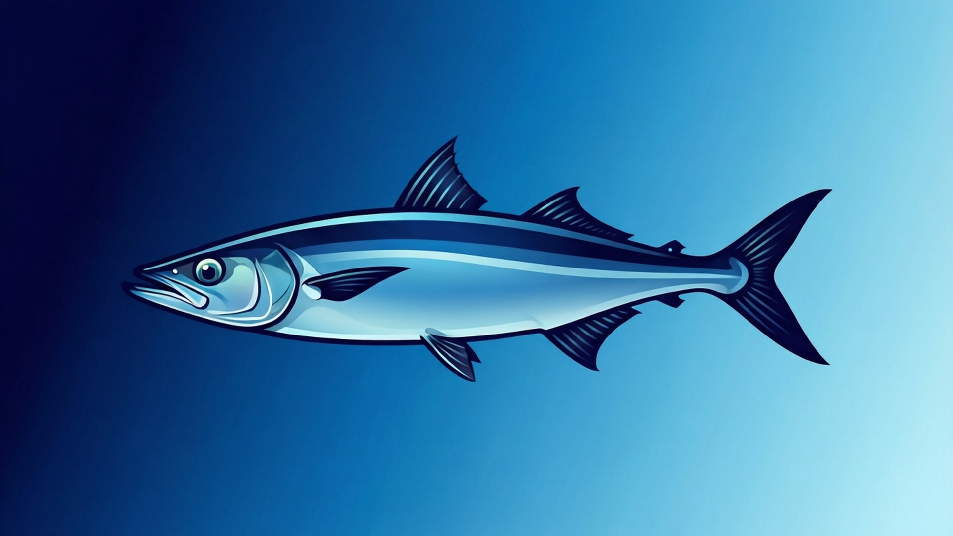 Gradiente Azul Saury Papéis de Parede