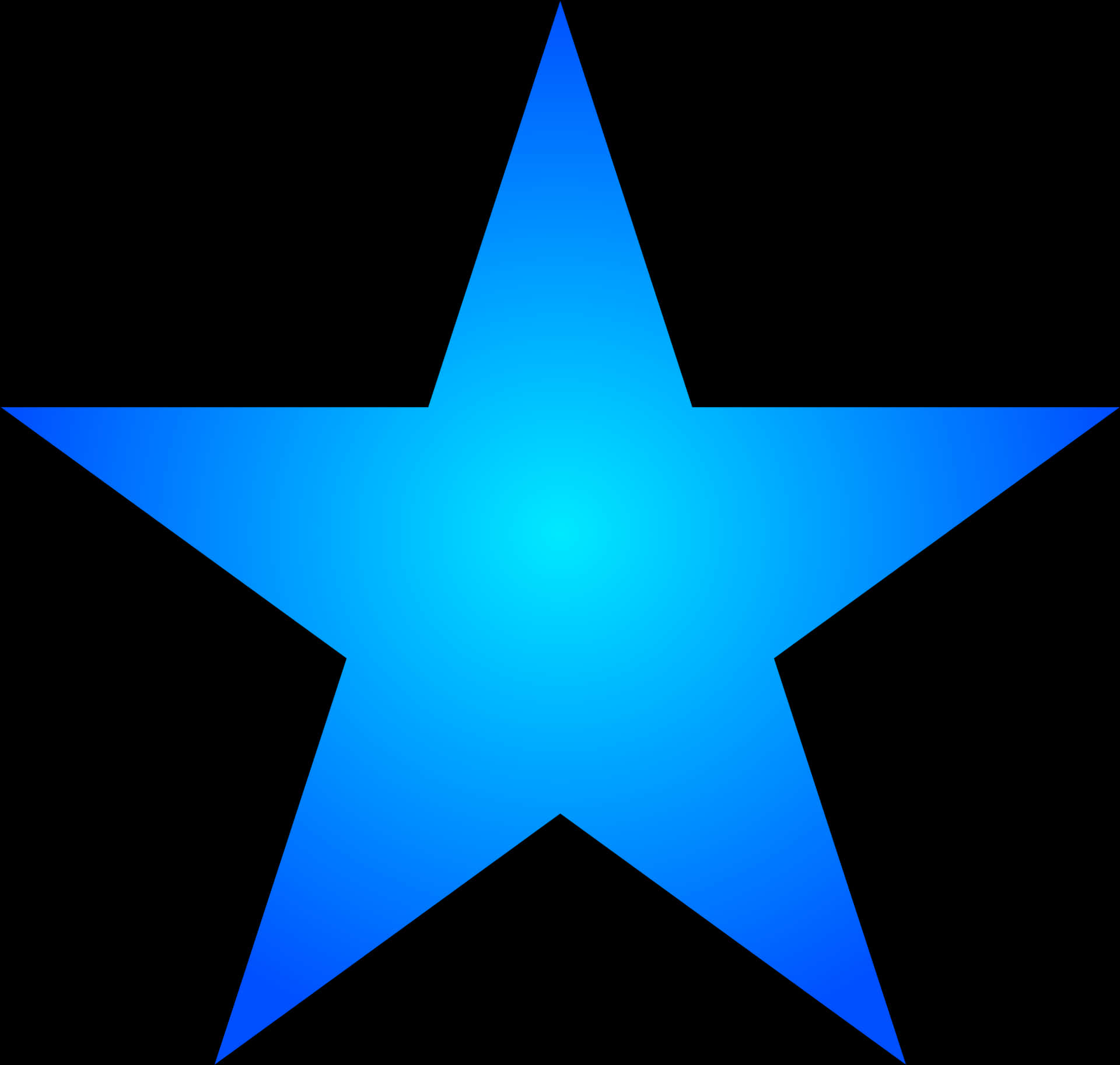 Download Blue Gradient Star Graphic | Wallpapers.com