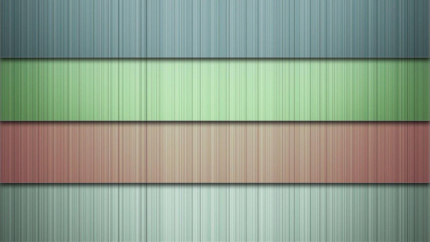 Blue, Green, And Red Stripes Miui Wallpaper