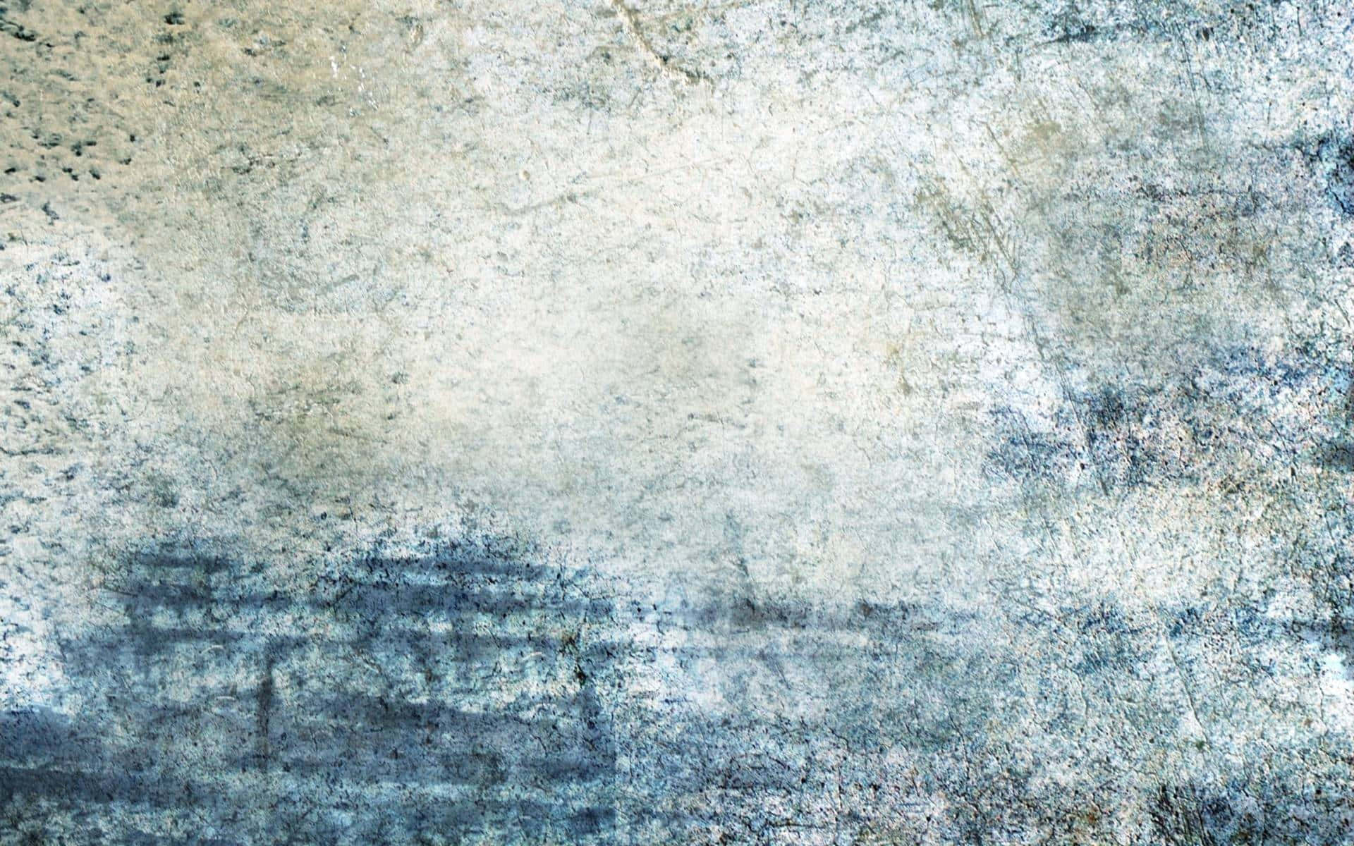 Blå Grunge Tekstureret Tapet Wallpaper