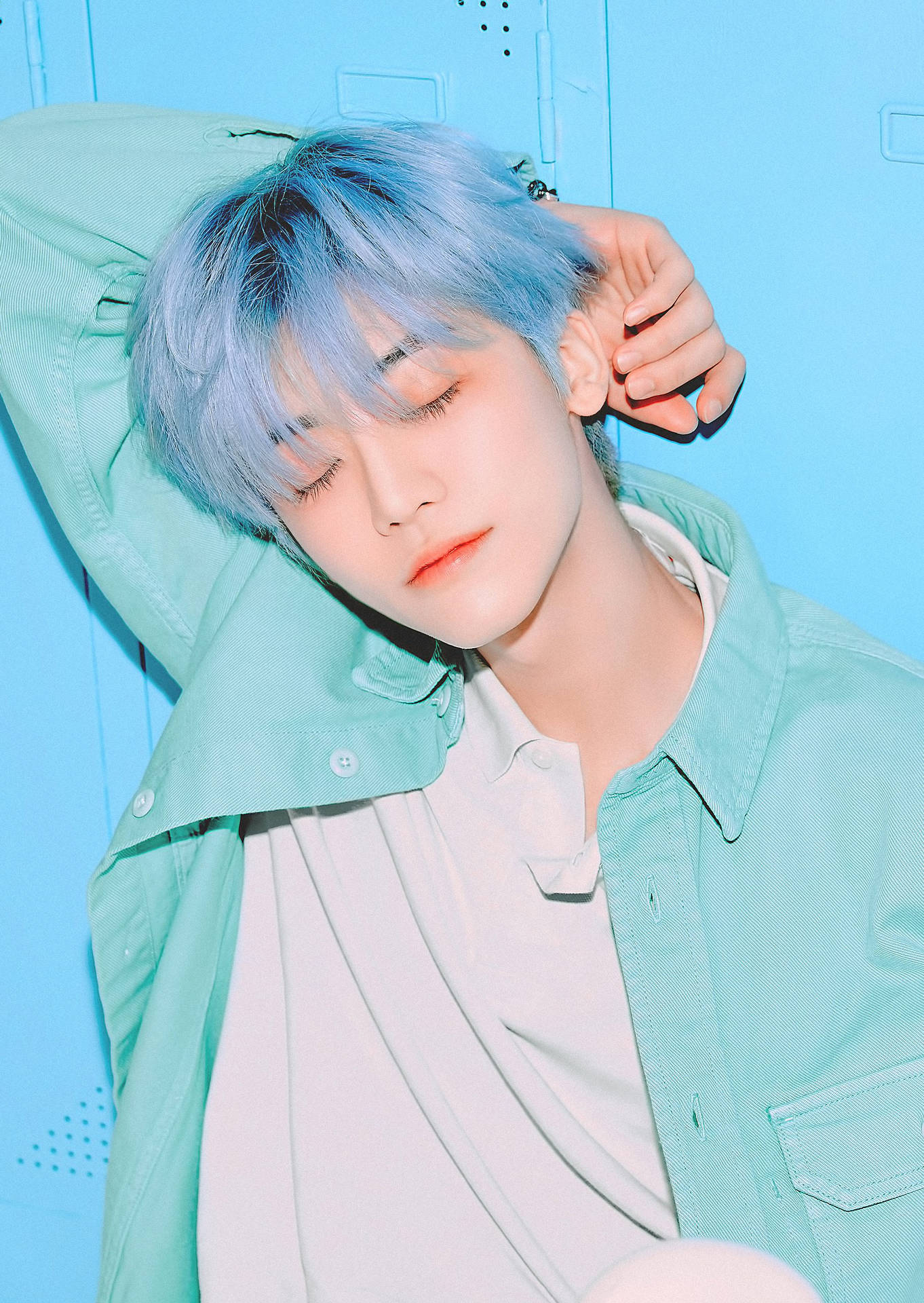 Blue Hair Jaemin NCT Wallpaper