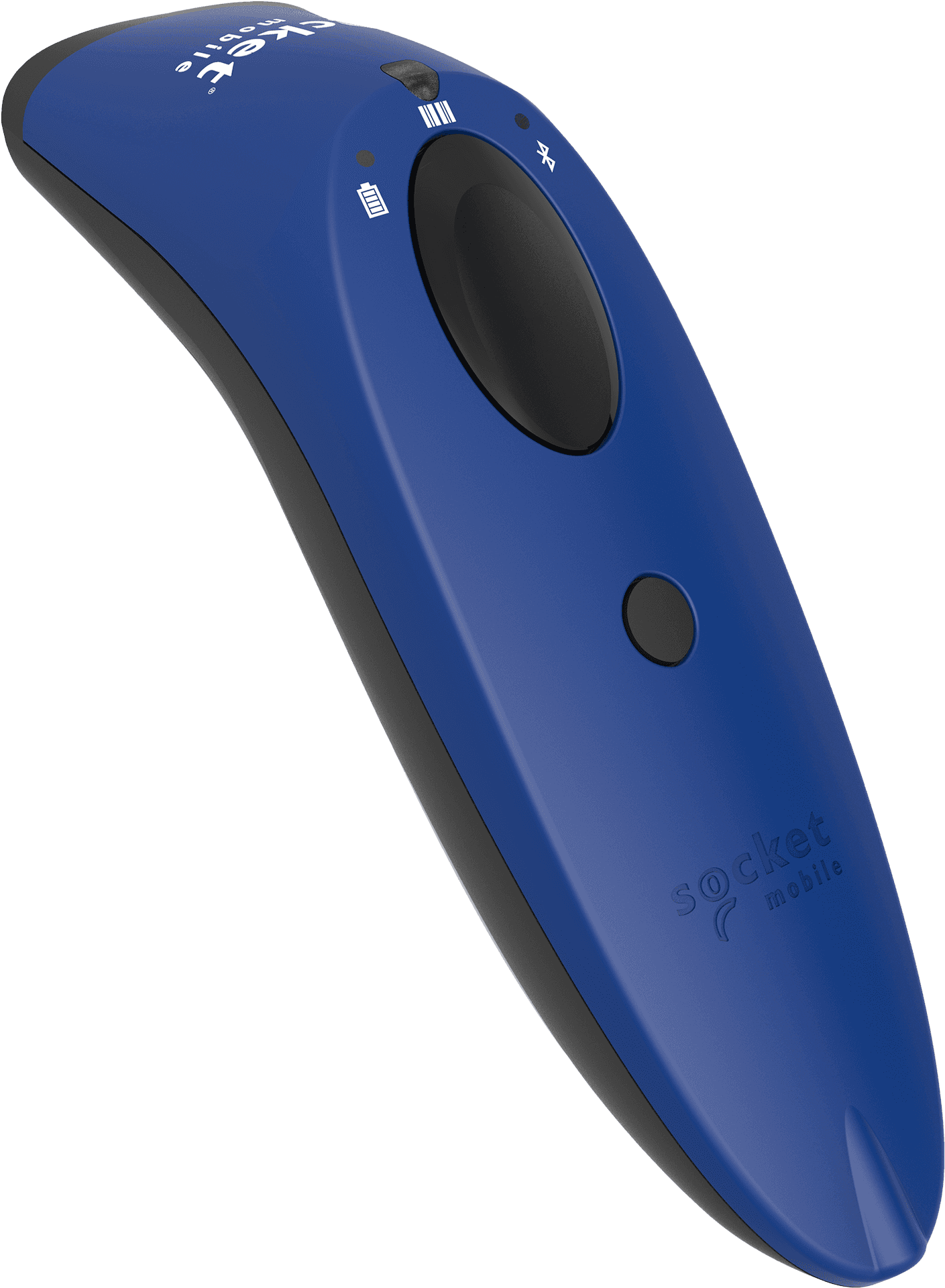Blue Handheld Barcode Scanner PNG