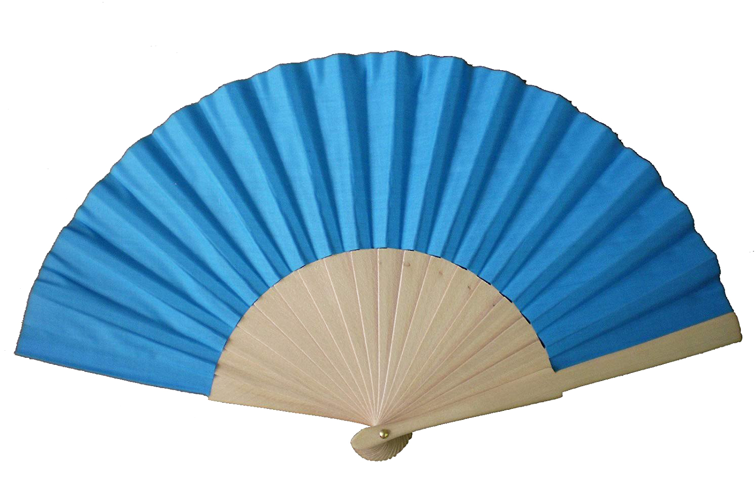 Blue Handheld Folding Fan.png PNG