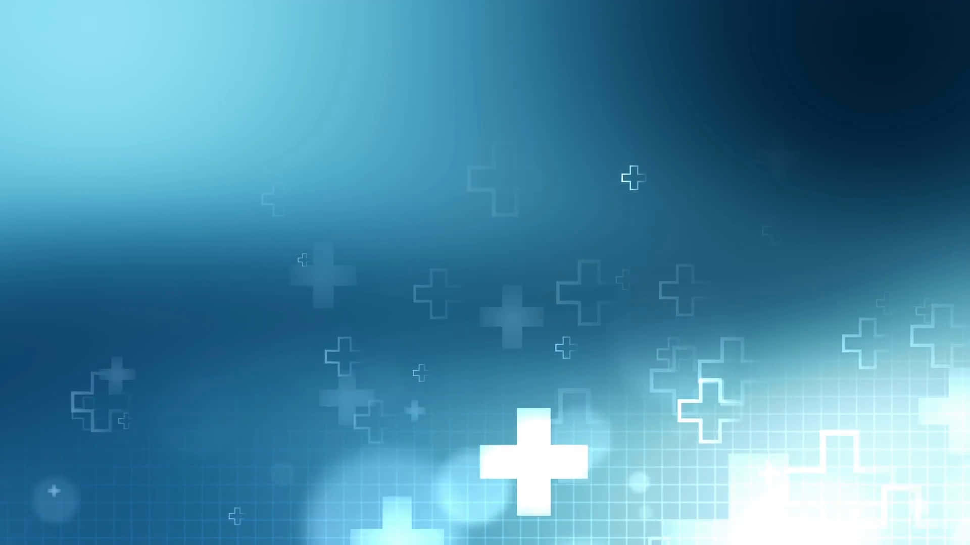 High Definition Medical Symbol on Blue Background Wallpaper