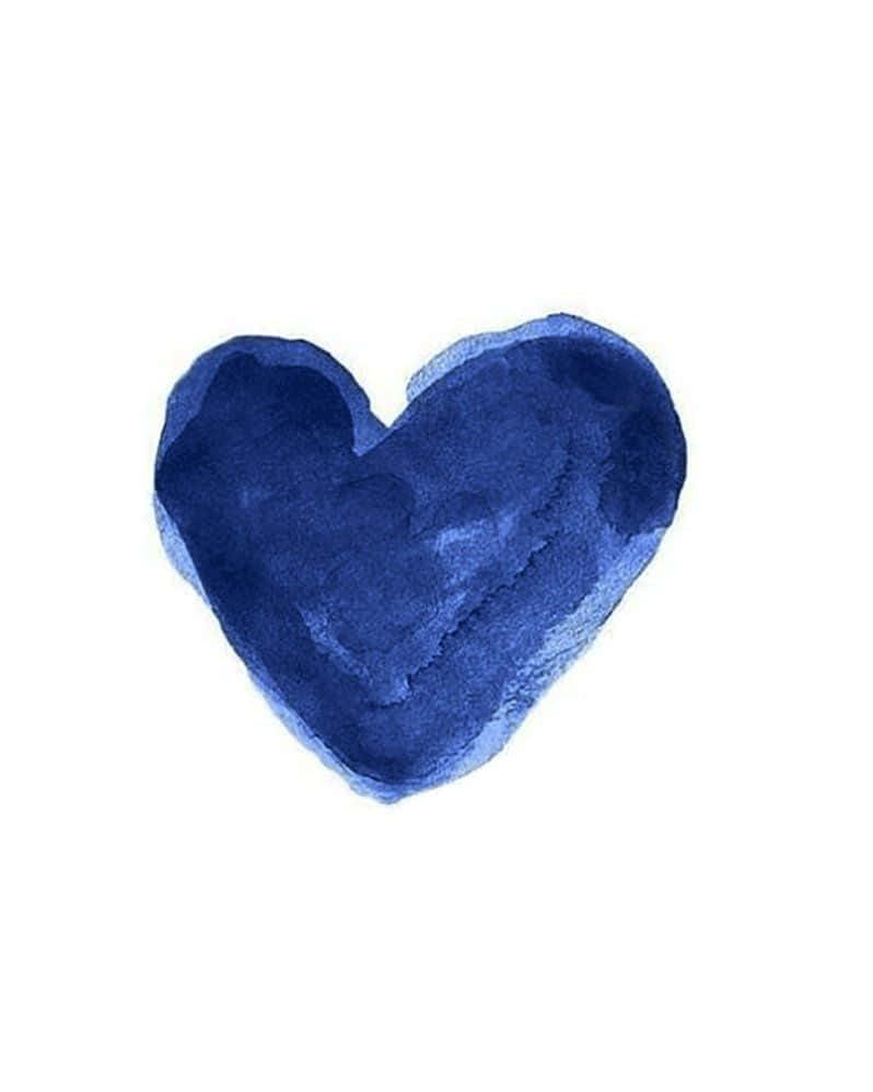Beautiful Blue Heart Background