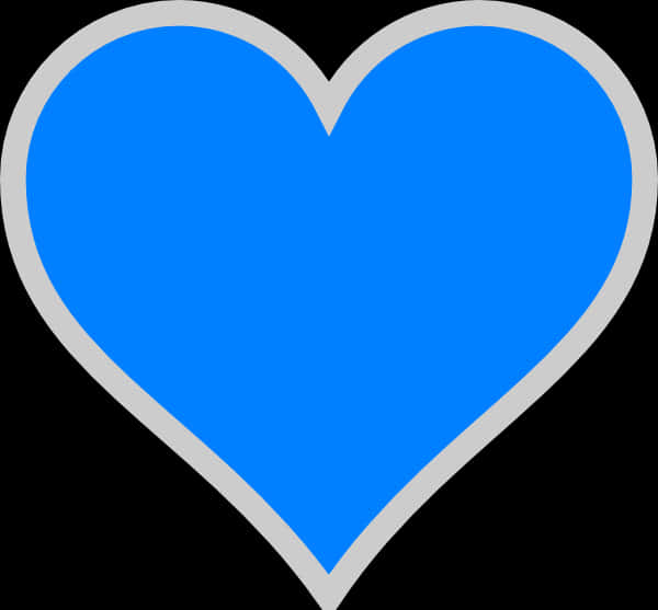 Blue Heart Clipart PNG