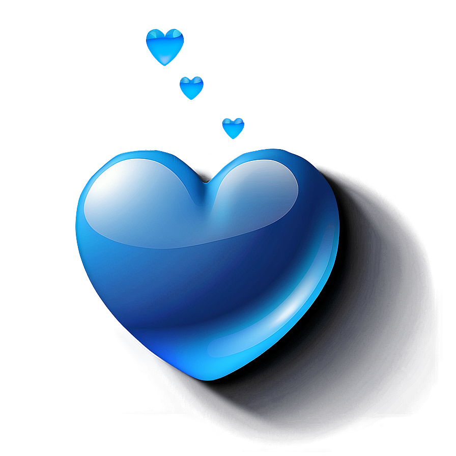 Blue Heart Emoji Png Image Gmp43 PNG