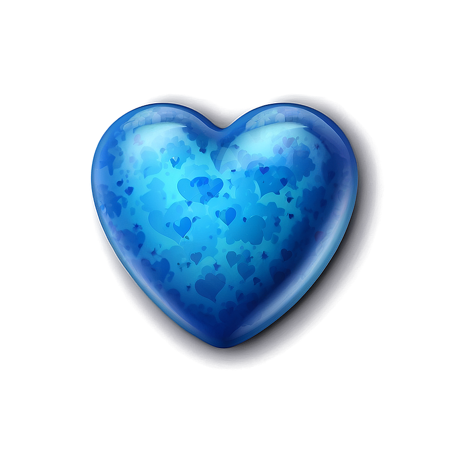 Download Blue Heart Emoji Png Image Wcq24 | Wallpapers.com