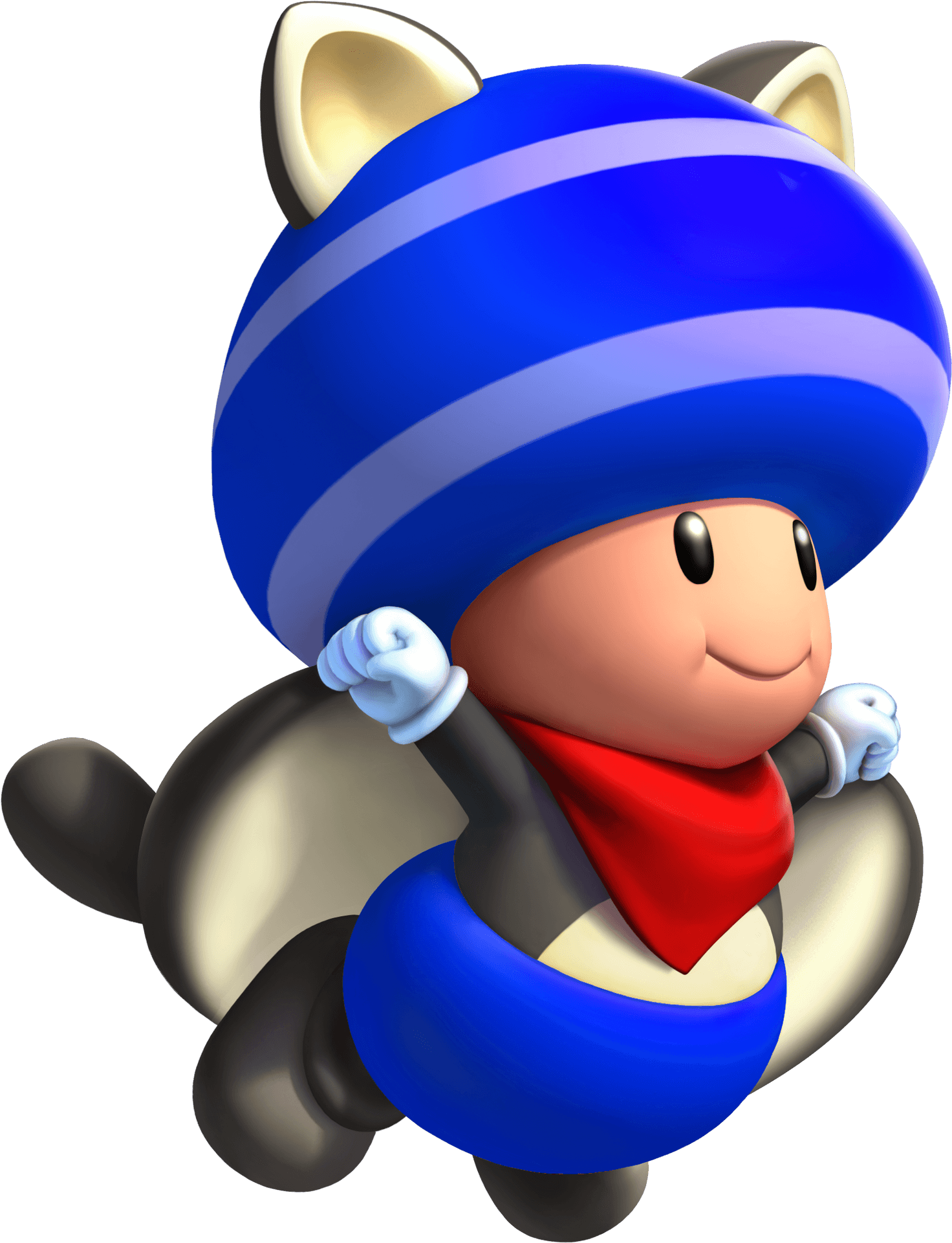 Blue Helmeted Character Costume PNG