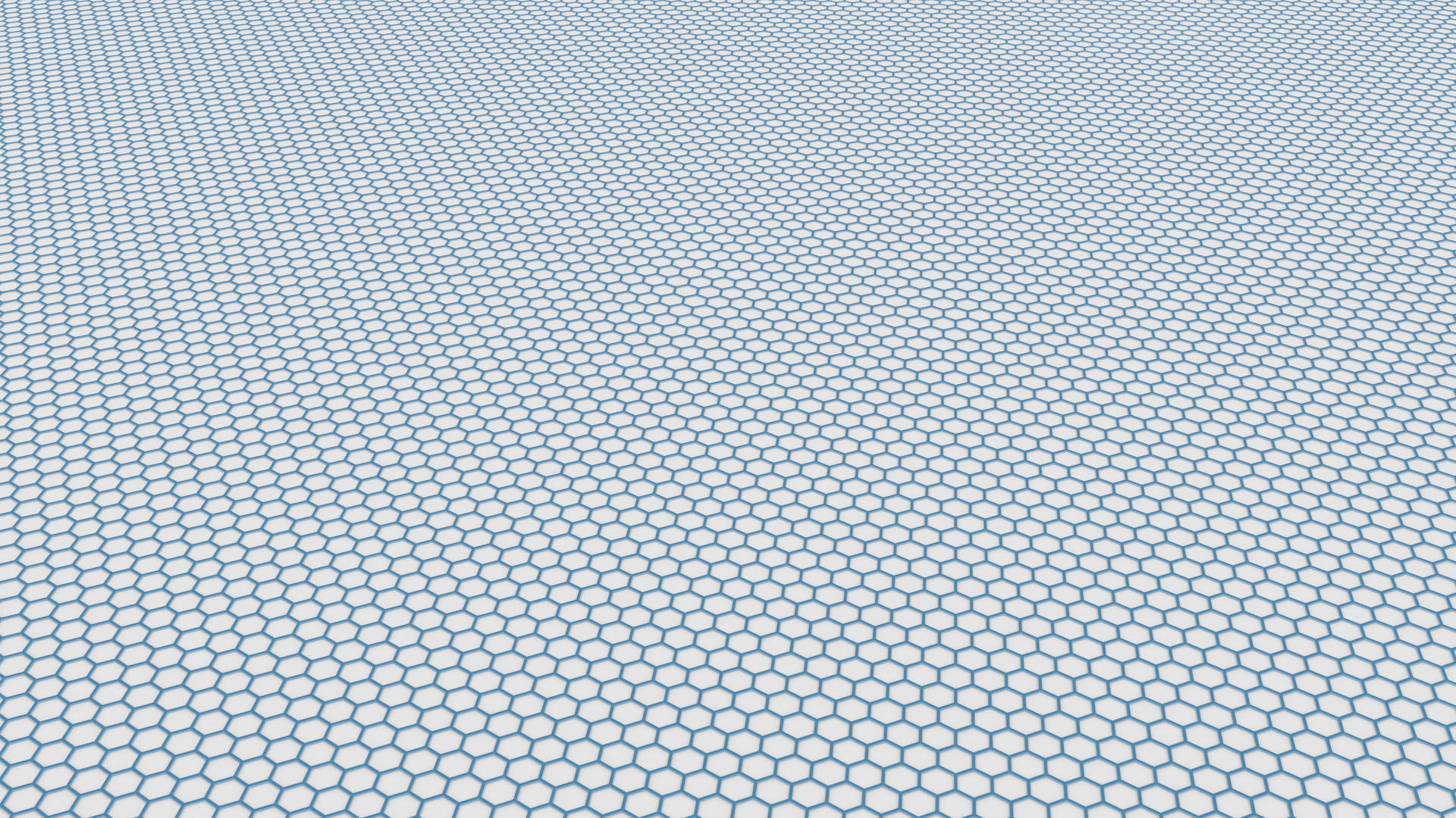 Blå Hexagon Mesh Wallpaper