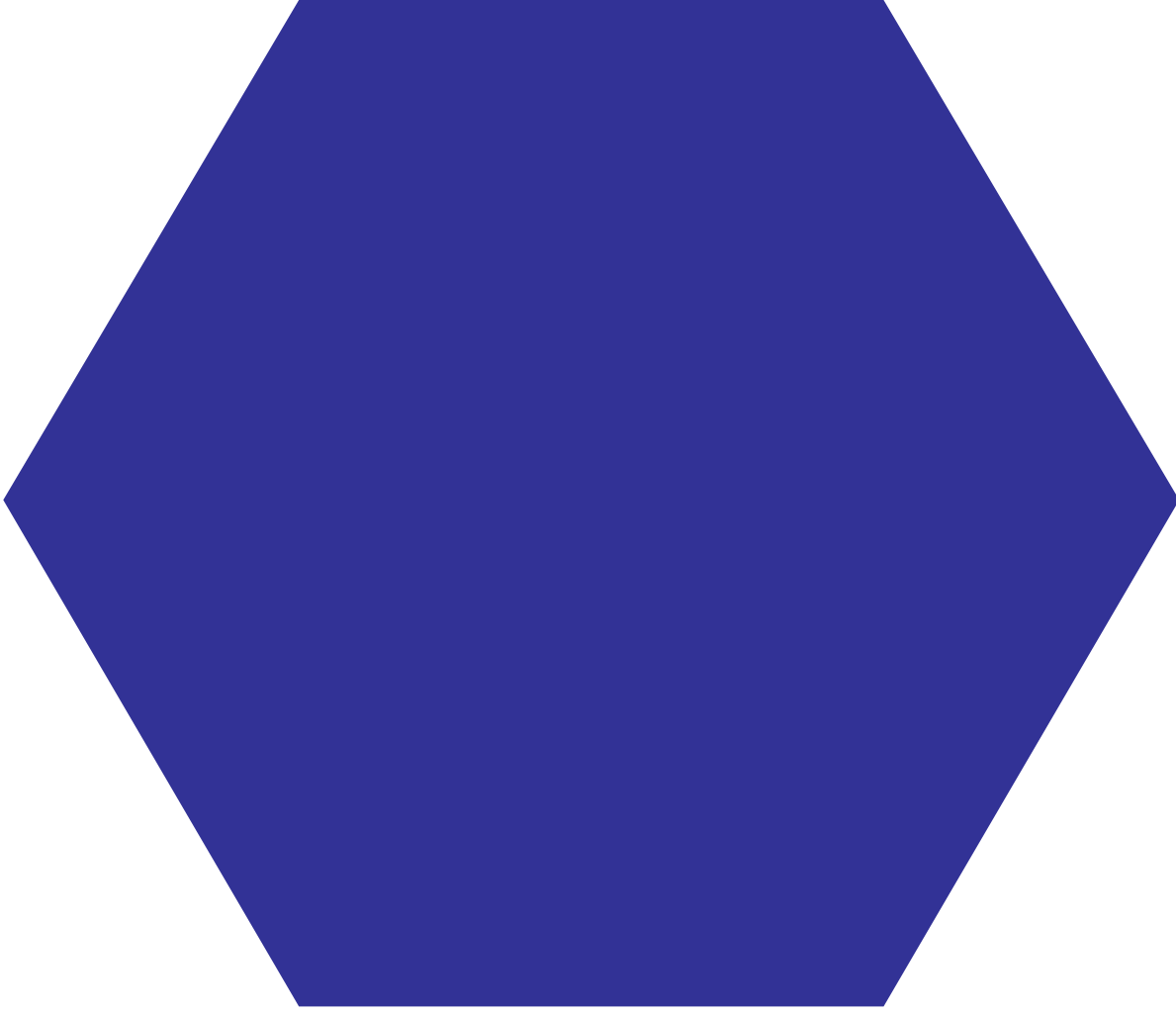 Blue Hexagon Shapeon Dark Background PNG