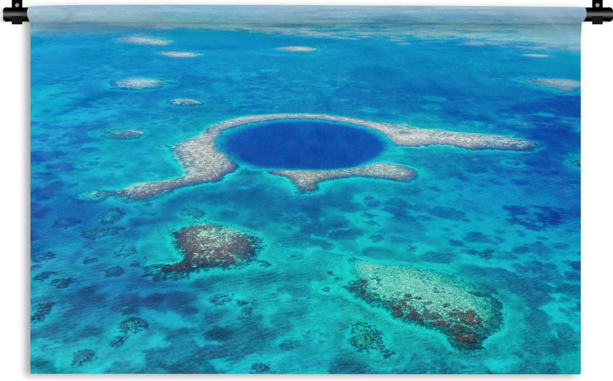 Découverte De La Beauté Du Blue Hole. Fond d'écran