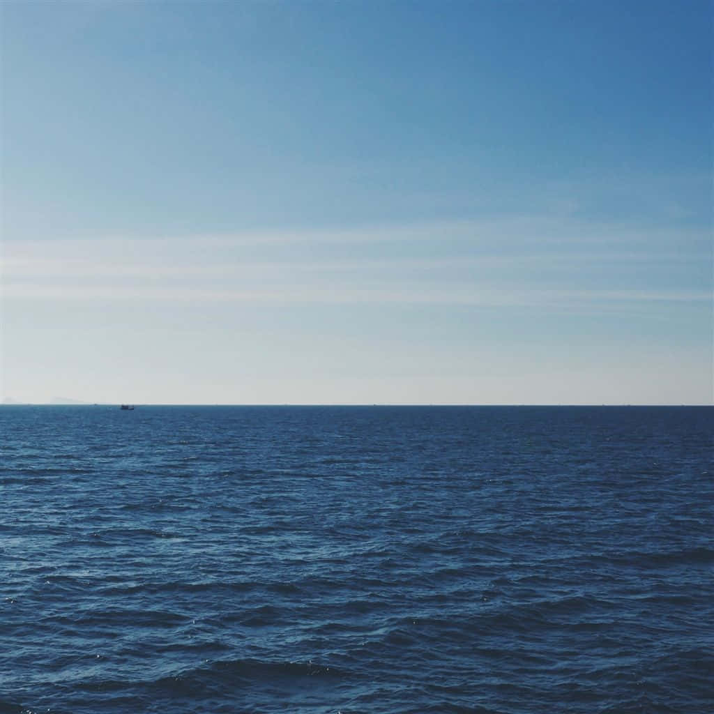 Find the peace of the Blue Horizon Wallpaper