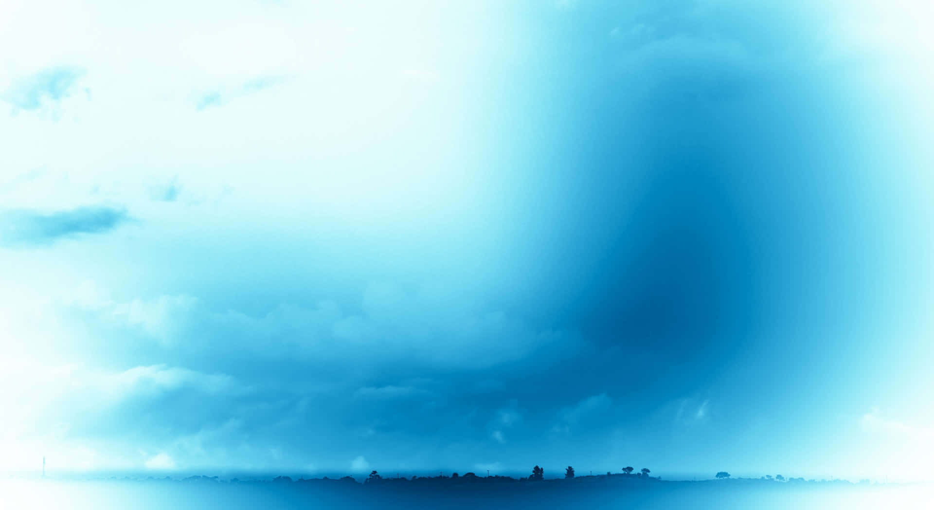 "The majestic beauty of a stunning blue horizon" Wallpaper