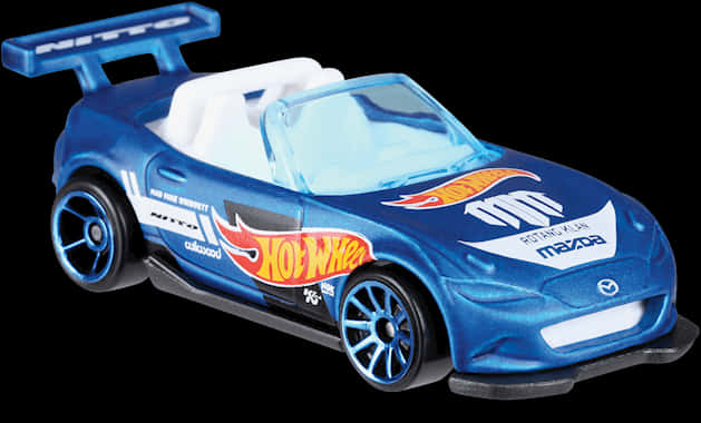 Blue Hot Wheels Nitro Speeder PNG