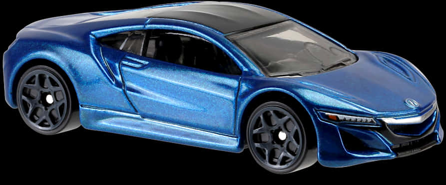 Blue Hot Wheels Sports Car PNG