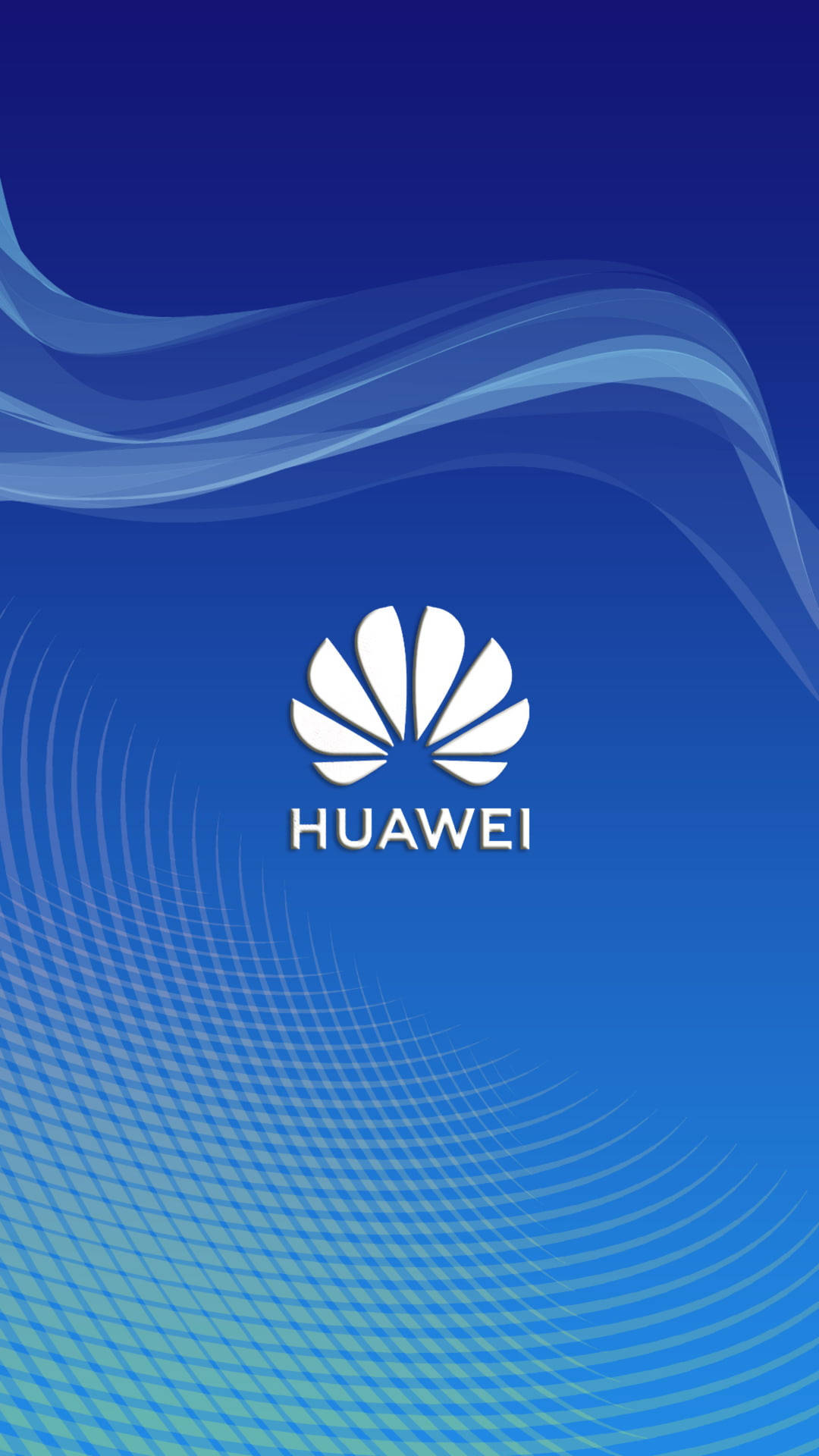 Download Blue Huawei Logo Wallpaper 