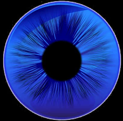 Blue Human Eye Closeup PNG