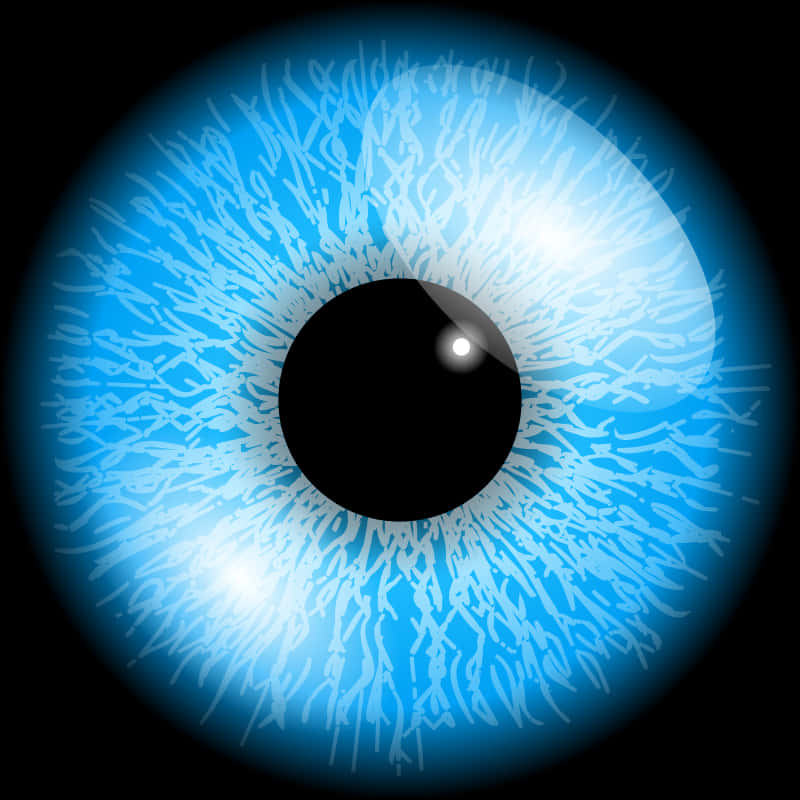 Blue_ Human_ Eye_ Closeup_ Illustration PNG