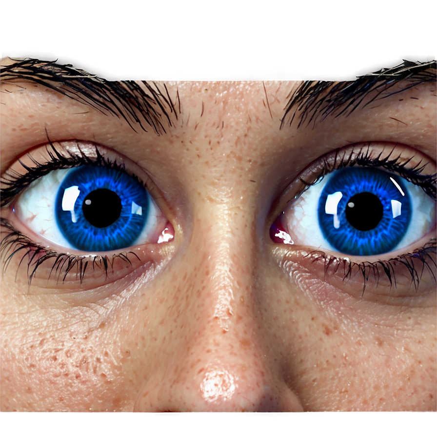 Blue Humanoid Eyes Png Fqe PNG