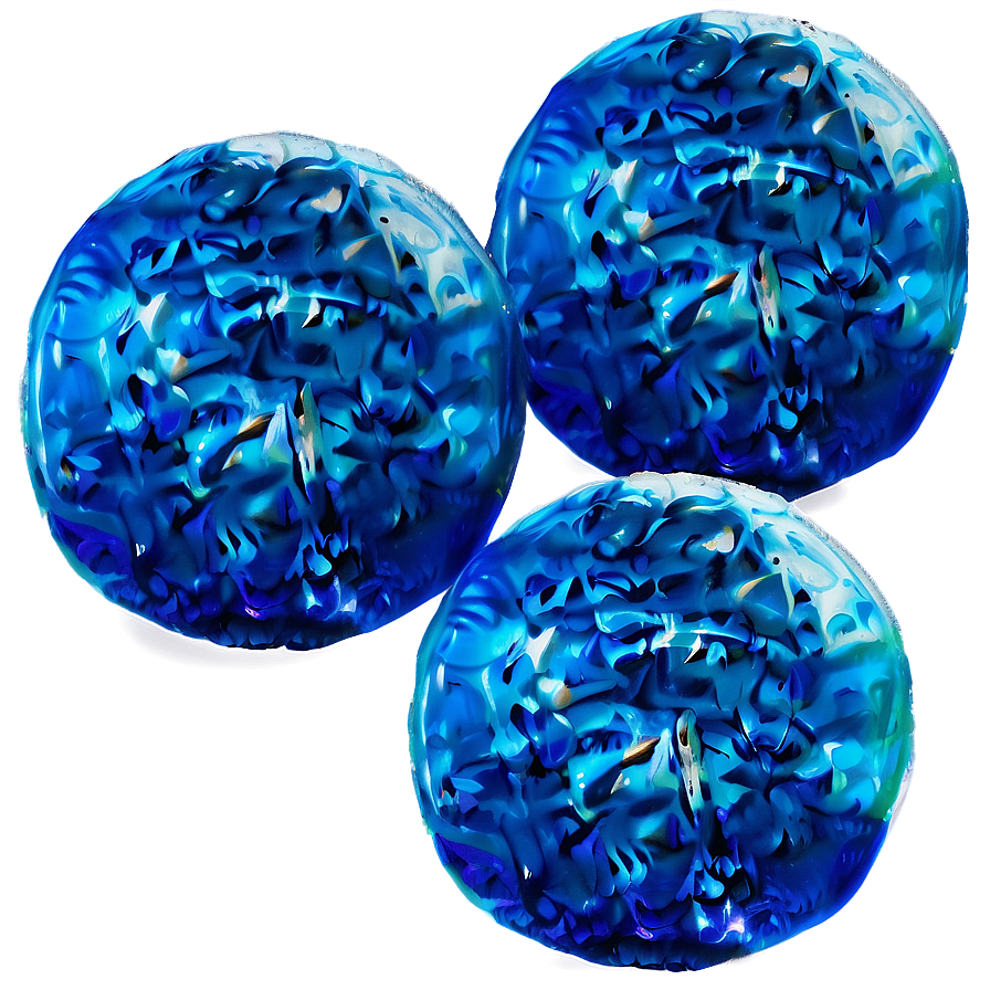 Blue Ice Ball Png 06132024 PNG