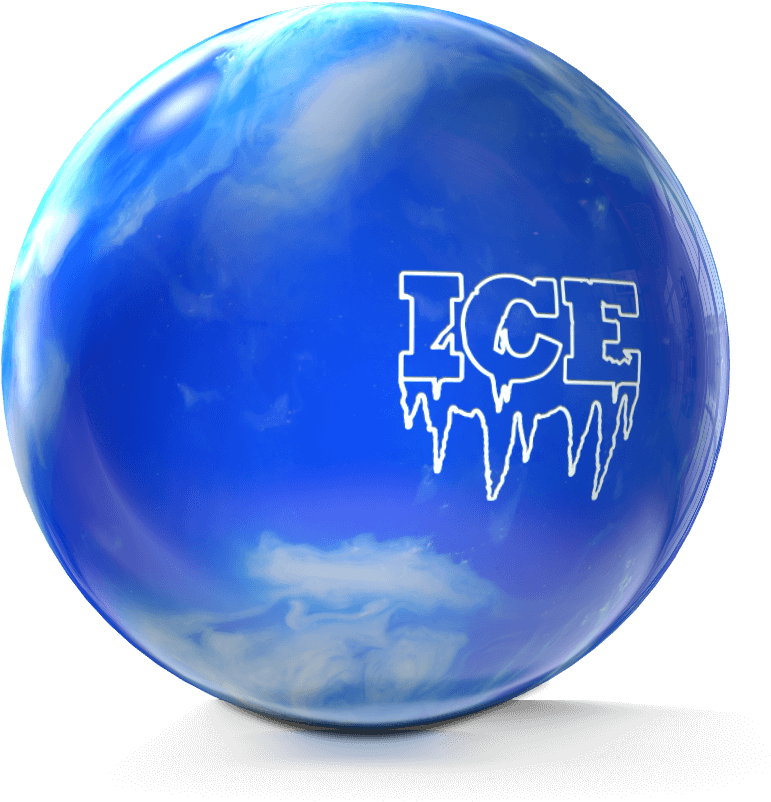 Blue Ice Bowling Ball PNG